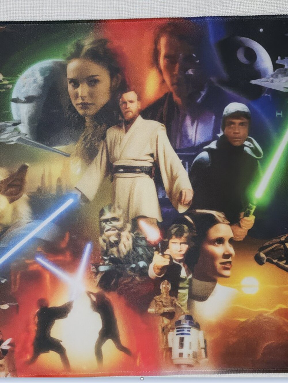 Ultimate Star Wars Saga Episodes I-VI XXL Gaming Desk Mat - Epic Character Colla